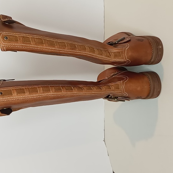 Timberland Savin Hill-Tall Leather Boots -w/ Zippers --British Tan - 7 women's - Picture 5 of 16